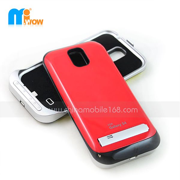 power bank case for Samsung Galaxy S4 I9500 with stand
