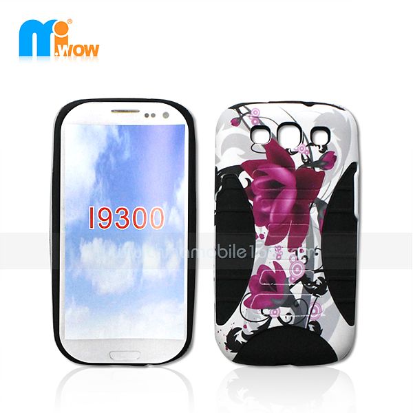 PC+silicon 2 in 1 case for Samsung S3 i9300