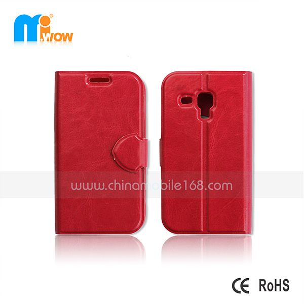 pc+pu flip cover for Samsung 7562