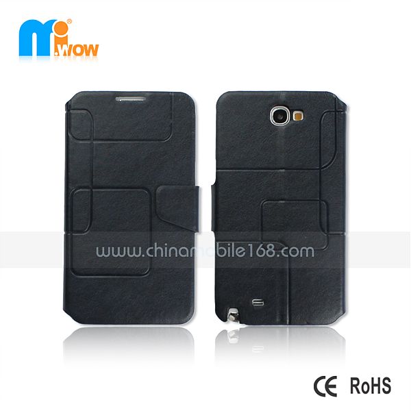 pc+pu flip cover for Samsung n7100