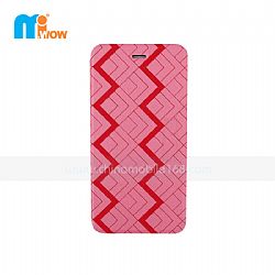 Fashion Broken line Wallpaper Pattern Flip Stand PU+ TPU Leather Case for iPhone 6 Plus