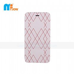 Simple Pink SKIN PU TPU Leather Flip Case for iPhone 6 Plus