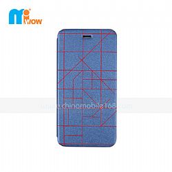 Blue Laser PU Leather Flip Holster Case Phone Protective Case Cover For iPhone 6 Plus