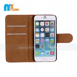 Business Stand Design Flip Wallet PU Leather Case For iPhone 6 Plus