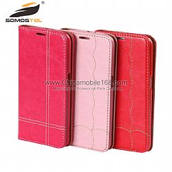 Filp Stand Leather Case With Card Holder Wholesale