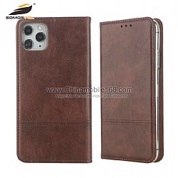 High Quality Magnetic Flip Leather Case for iPhone12 / 12Pro