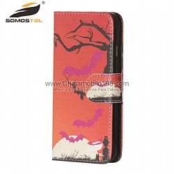 bat 2 in 1 Separable Removable Magnetic Leather Phone Cases for Apple iPhone with Card Holder