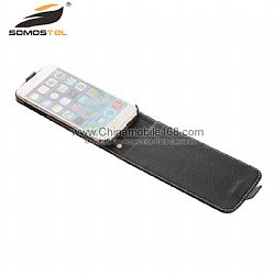 Businessman upper and lower open protect with Flip stand Phone Leather Case Cover