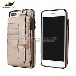 Good quality leather case with card slot for SONY Z5/HUAWEI P9