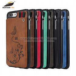 For Samsung A3/A5 case 2 in 1 PU relief leather case with card slot