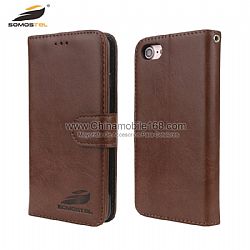 New anti-scratch flip cover leather case for Samsung G510/Iphone 8S