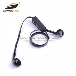 Stereo Wireless Bluetooth Handsfree Headset Earphone With Bracket for iPhone for Samsung