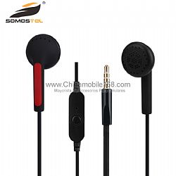 Earbuds with Mic Stereo Headphones Black KV-111