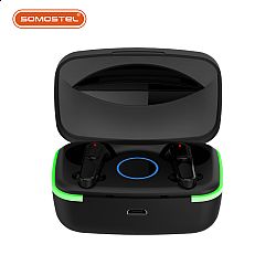 Wireless Bluetooth headset connection HD call listening music mobile power tri-colour light