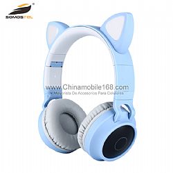 Stereo Sound Quality LED RGB Cat Ear Headphone Very Cute
