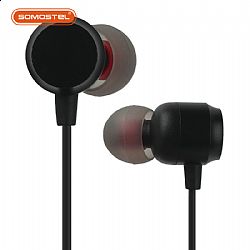 K04 I-shaped 3.5mm interface earphones with remote control and microphone