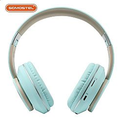 V5.0 wireless noise-cancelling stereo headphones with BT speaker function