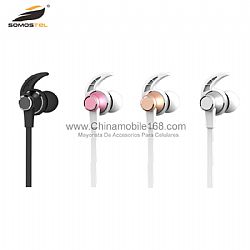 Ultra clear voice bluetooth headphone with megnetic earbuds
