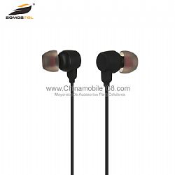OEM black sport earphones with Hi-Res audio