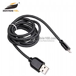 Micro USB de carga de datos de malla de cable para el iPhone 5 5s 5c 6 6 Plus para Samsung