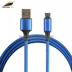 Anti-rotura cable de datos de carga de USB 2A universal con 120 cm de longitud