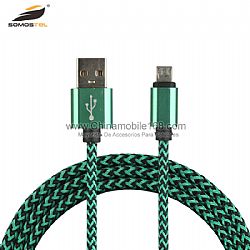 Hot sale usb smart data cable with braided rope hemp
