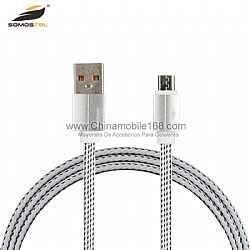 Mobile phone 2.2A fast charging cable line in cotton trend