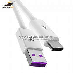 High-end dual-side working TYPE-C 5A fast charging TPE data USB cable