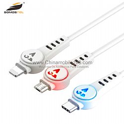 Wholesale 2.0A smart cable with led