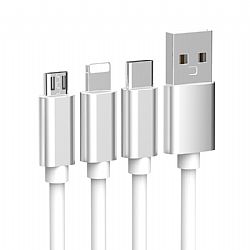 Cable USB de datos de costo de precio 2.1A para tipo C