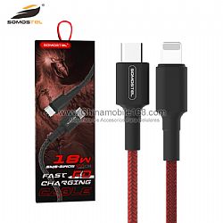 SMS-BW05 18W fast PD charging cable type-C to iPh