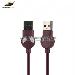 Cable USB-A de armadura ET aliens series con LED luz, Cable 1A de carga múltiple
