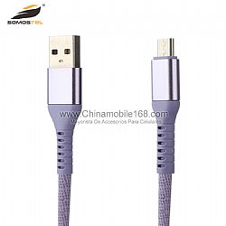 2.4A Aluminum Alloy Nylon Braided Charging Cable