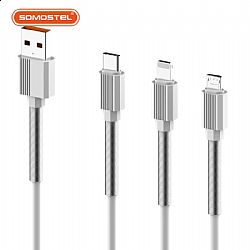 SR extender PVC Cable USB de datos de medio resorte