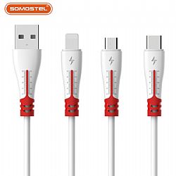 Cable USB de datos de TPE altamente flexible