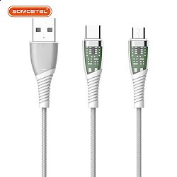 2.1A Transparent Fast Charging Data Cable