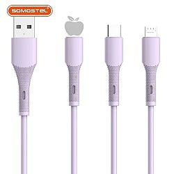 2A Macaron Silicone Fast Charging Cable