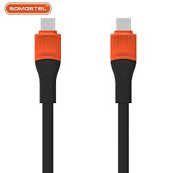 60W/27W PD fast charging TPE material two-color data cable