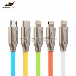 Cable USB fluorescente Con buena calidade y  cargan rápido para Type C/ Android/ Iphone