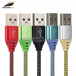 New weaving reflective data cable for V8 I5 Type-C