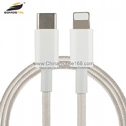 Cable USB C a Lightning de 20 W de carga rápida para iPhone12SE/12/12PRO