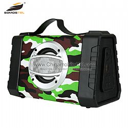 Portable camouflage  speaker with lighting light