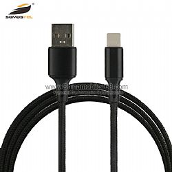 High speed 1.2 meter cotton braided aluminum usb cable line