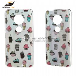 For Samsung S3/S4 laser-soled TPU+PC protector case with graphic