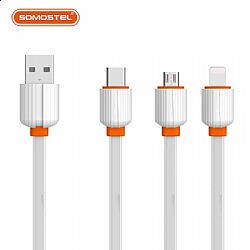 2.1A Two-color durable charging and data transmission cable