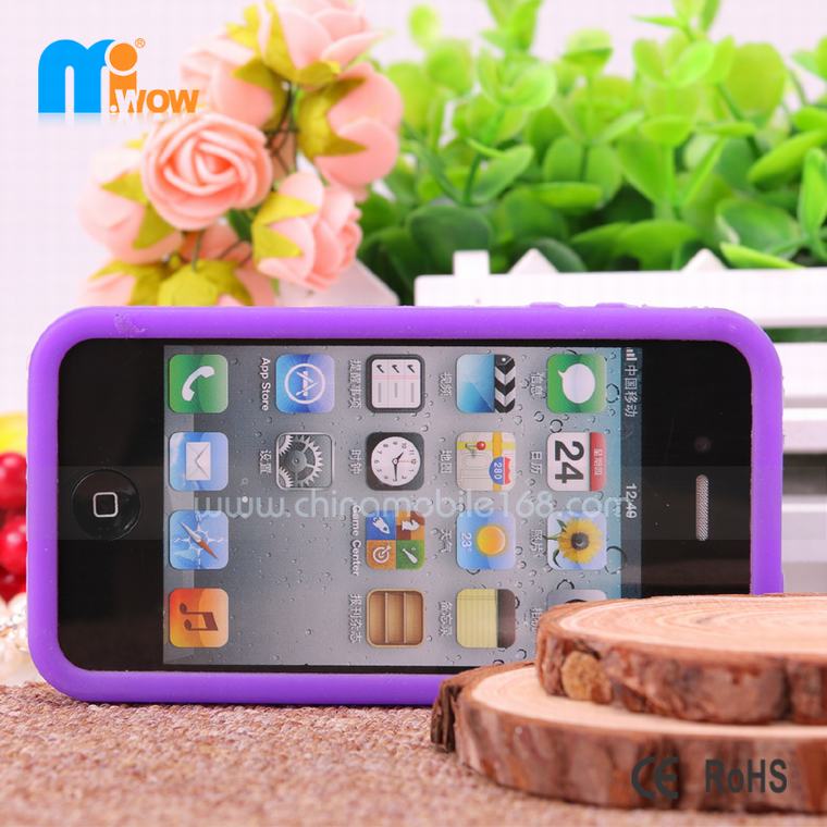 iphone 4 3D cartoon silicone smartphone case