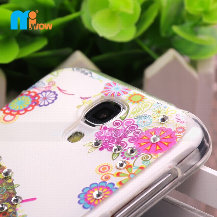 Wholesale cell phone protector cases,for samsung galaxy S4 diamond TPU cases