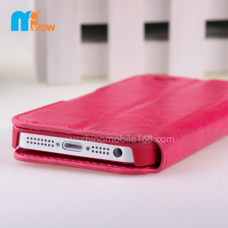 leather flip phone cases for iphone 5S