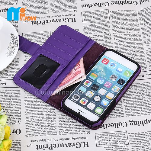 Noble Purple Wallet Phone Cases for iPhone 6