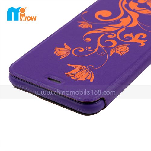 Purple iPhone 6 Plus Leather Case